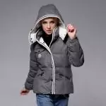 manteaux moncler doudounes et parkas femmes  de laine grise